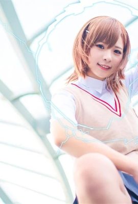 Coser Xianji Sherry “Isang Tiyak na Scientific Railgun” Misaka Mikoto Pagbabahagi ng Larawan ng Cosplay (9P)