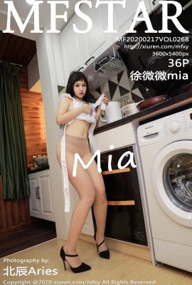 (MFStar Model Academy) 2020.02.17 Vol.268 Xu Weiwei mia sexy na larawan (37P)