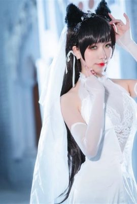 “Azur Lane” Atago wedding dress na may magagandang larawan (CN: -Yibei-) (12P)