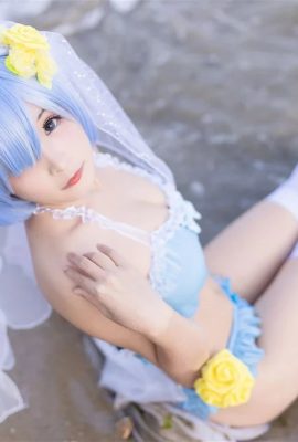 “Re: Life in a Different World from Zero” Rem Swimsuit Cosplay (CN: 九九八XY) (9P)