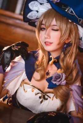 “Genshin” Lisa Intellectual Witch Cosplay (CN: Lost Humanoid QUQ) (9P)