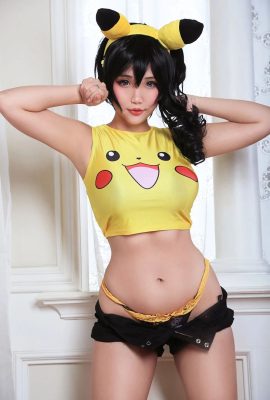 Hana Bunny – Pikachu at Squirtle