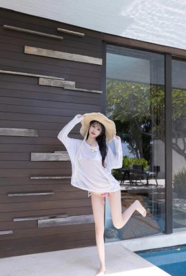 Xie Xiaoan puting swimsuit (101P)