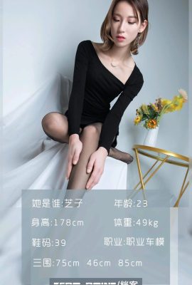 (Zero Degree Photography Series) 2020.07.24 Zhizi Car Model Silk Legs (67P)