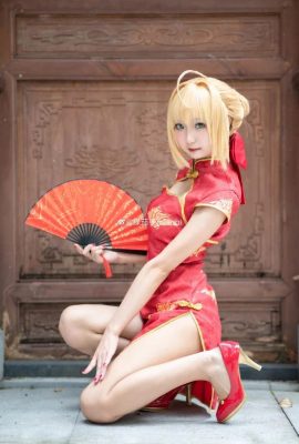 Fate/Grand Order Nero Claudius Cheongsam@Green Eggplant nasubi (9P)