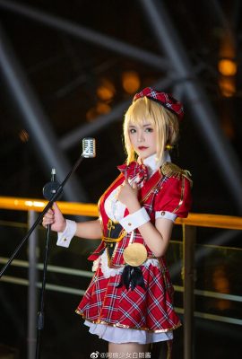 Fate/Grand Order Nero Claudius singing costume fan @Inte Addiction Girl Bai Langjiang (9P)