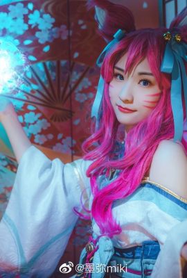 League of Legends Soul Lotus Ahri @梦米miki (9P)