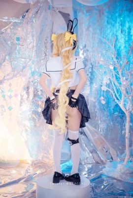 Blacqkl (Mahilig sa tsokolate si Bai Li) cosplay Angela – King of Glory (92P)