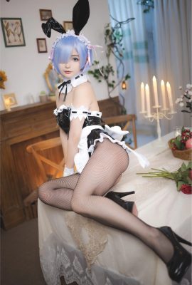 (Online Collection Series) Welfare Princess Sakurai Nene's “Rem Bunny Girl” VIP Welfare Post (35P)