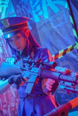 League of Legends Caitlin policewoman sniper @虎虎十号(9P)