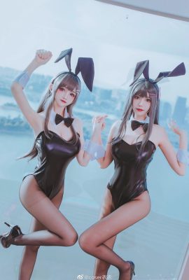 Hindi managinip ang kabataang lalaking may ulo ng baboy ang nakatatandang bunny girl na si Mai Sakurajima @coser 衣衣, @囟you bottleqiaoqiao (9P)