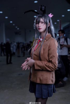 Ang isang batang lalaki na may ulo ng baboy ay hindi managinip ng isang kuneho na nakatatandang babae CN: Mizuli Sakurajima Mai (Photography: @流云天魔) (9P)