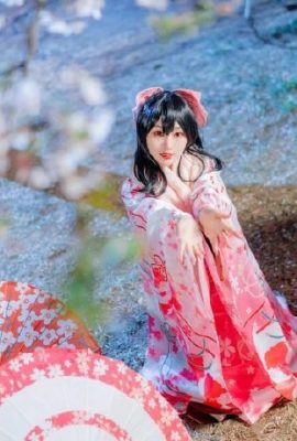 lovelive! Ang unang buwan na kimono ni Yazawa Nico ay hindi nagising kay @小黑草(9P) na nag-aalaga ng pusa