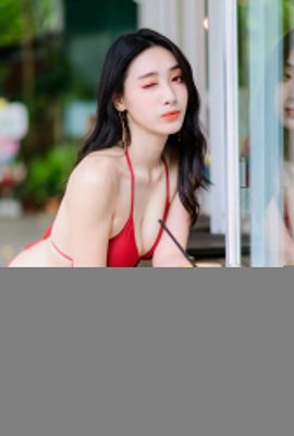 (Koleksiyon sa Inte) Taiwanese beautiful leg girl-Duan Jingle magandang modelong underwear at swimsuit outdoor photo shoot (93P)