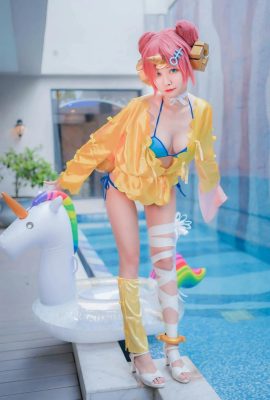 (Cosplay) Arty Huang – FGO Frankenstein swimsuit (2 set) (32P) (6 Pebrero 2022)