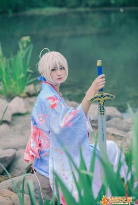 “Fate Stay Night” Saber Qingzhu ver.~My King's Kimono New Year's Picture Hanging COSPLAY (67P)