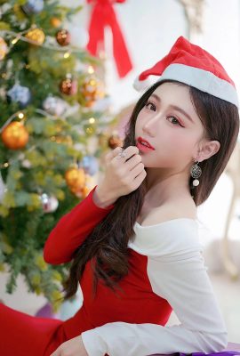 (Inte collection) Hong Kong beautiful leg girl-Yi Jin Christmas girl photoshoot (51P)